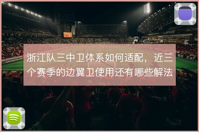 浙江队三中卫体系如何适配，近三个赛季的边翼卫使用还有哪些解法